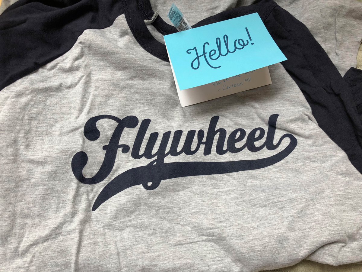 <a href="/HeyFlywheel/">Flywheel</a> thank you for the t-shirt and for the amazing service that you always provide, your customer focused values are changing the market