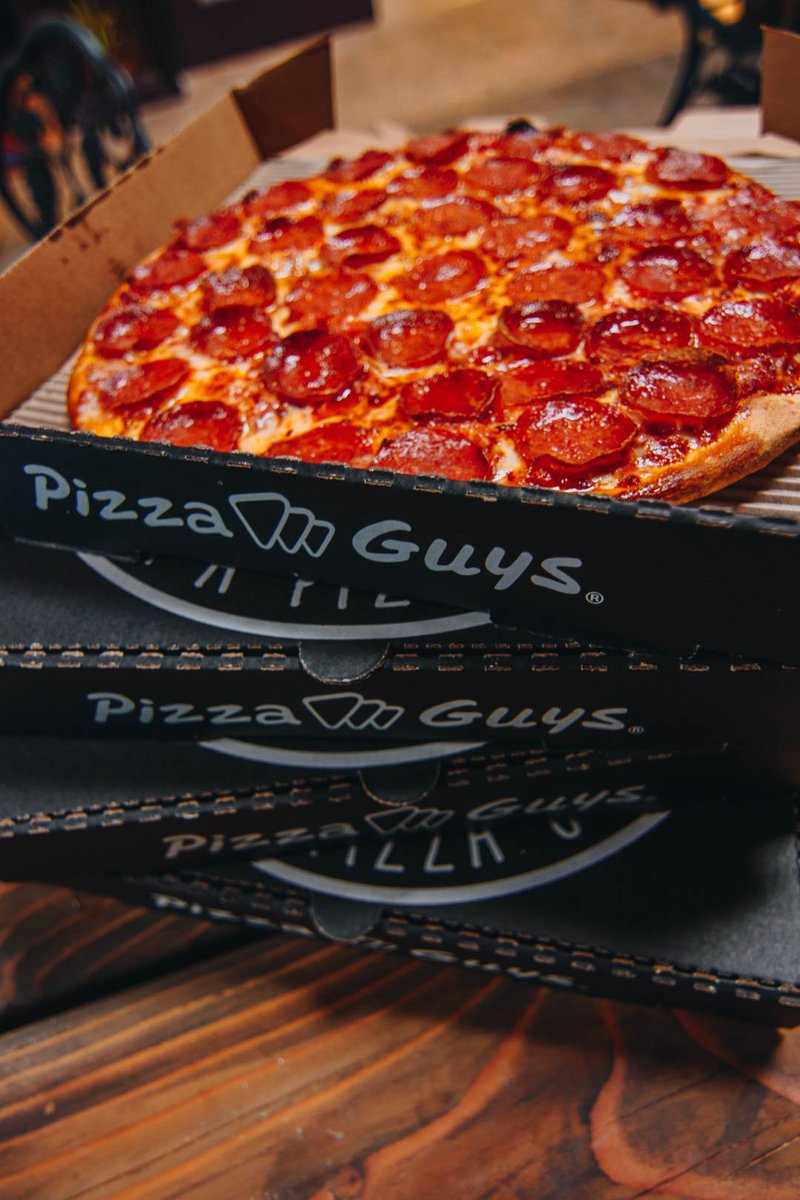PizzaGuys's tweet photo. You can never over-order pizza for your party. The higher the stack of boxes, the better. #pizzaparty #ImAPizzaGuy #PizzaGuys #RealPizzaRealValue https://t.co/28r1rJueYT
