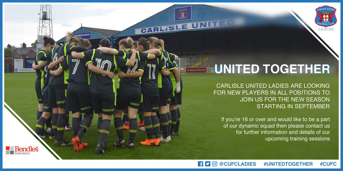 🔵 | Could you be our newest blue? We're on the look out for players to join our squad ahead of the coming season competing across the North West. Please get in touch for more information! #cufc
