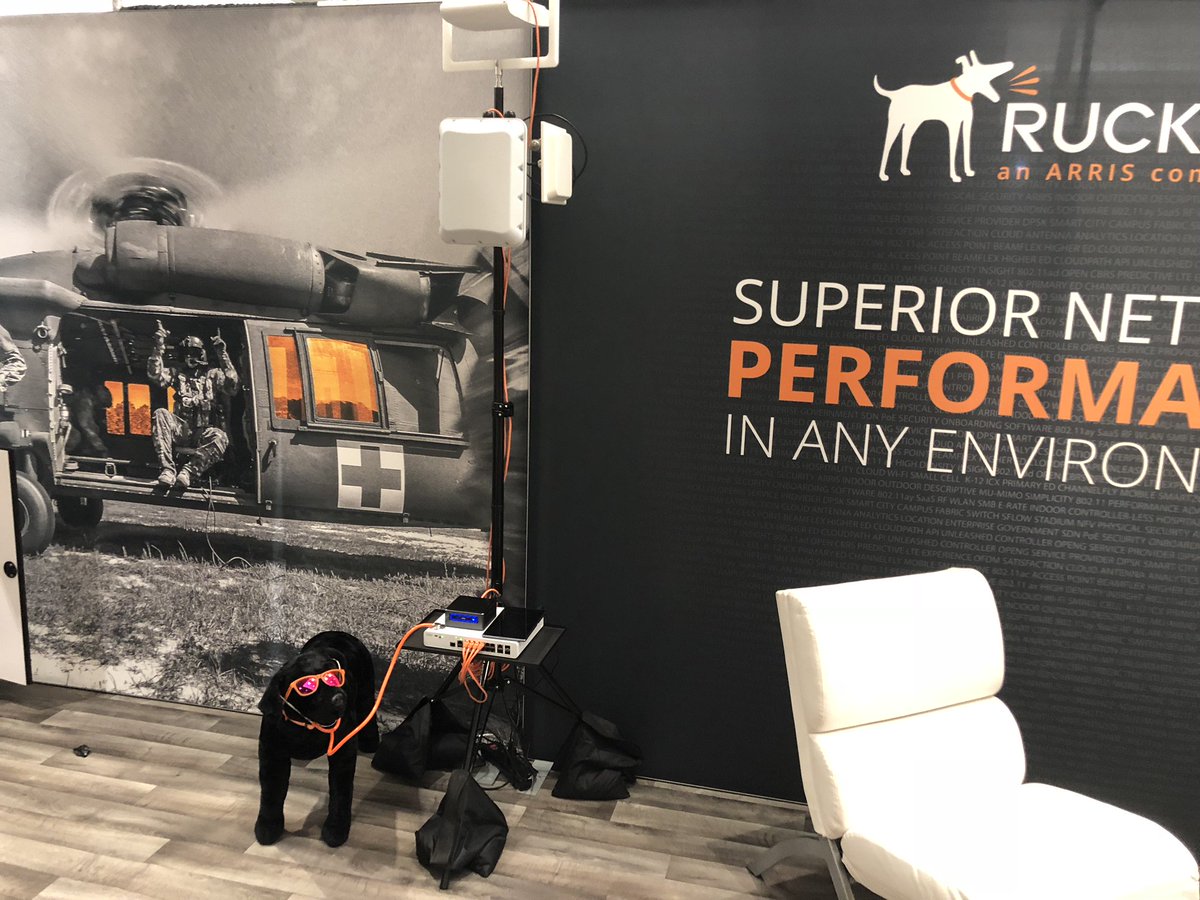 lwalline's tweet photo. This is one healthy network! Stop by and check out our awesome @ruckusnetworks gear! Booth 701 #DHITS2018 #wifi #icx #CBRS #puppyhealthcheck #performance #redefineconnectivity https://t.co/RYnGnWIZ2K