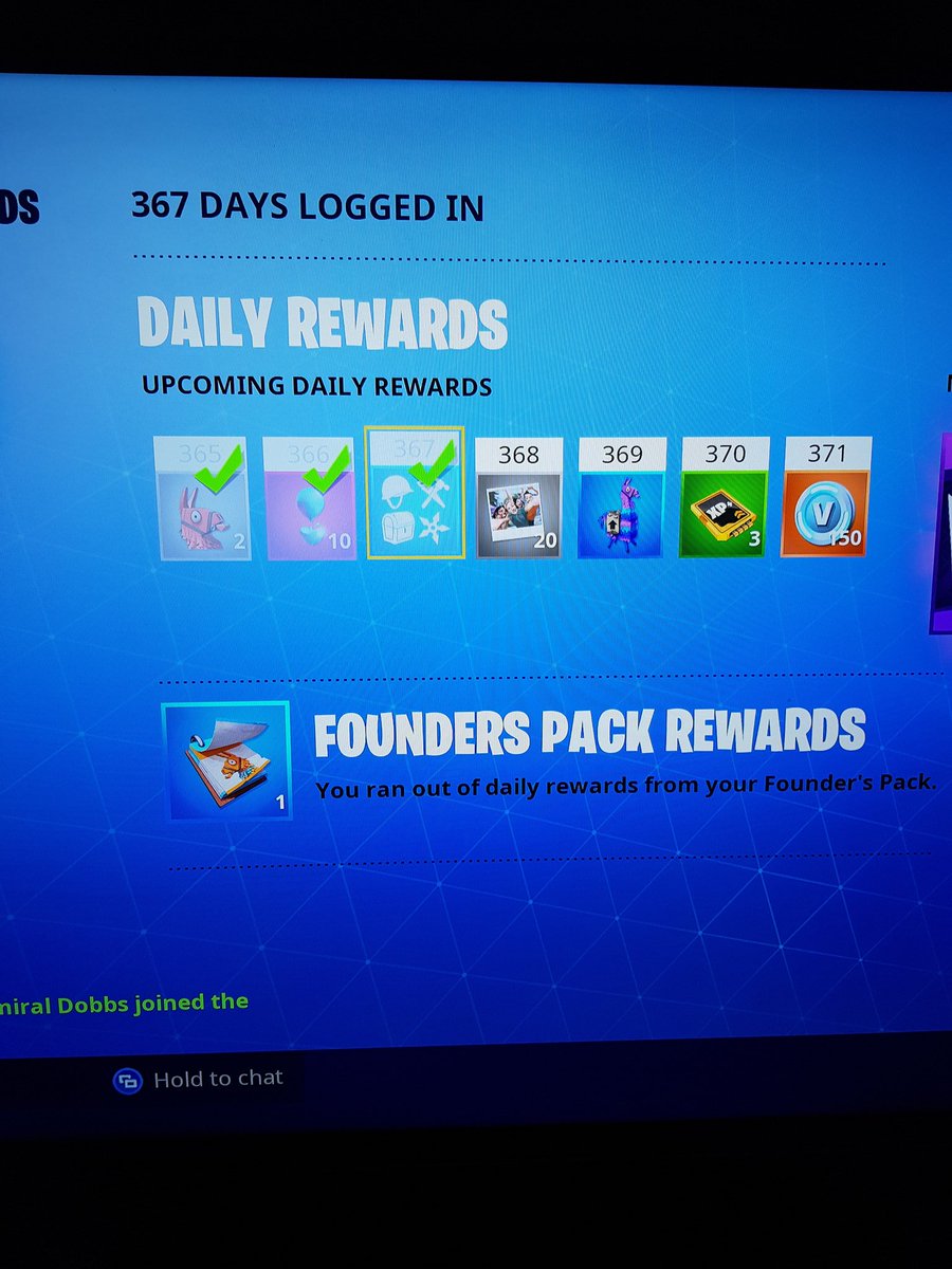 Happy birthday #Fortnite1st. Thanks for the free stuff