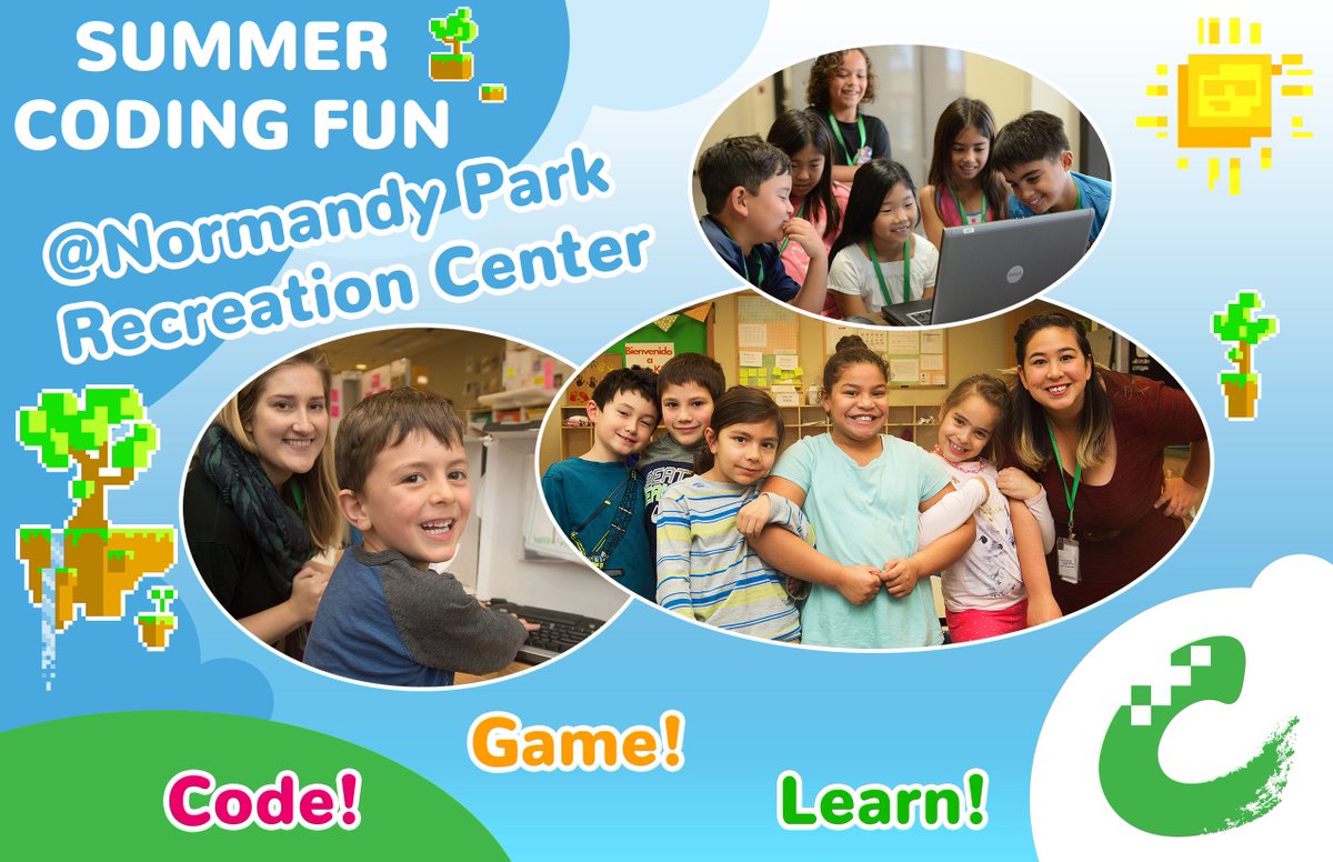 Who's excited to #code, #game, and #learn with us at #normandypark from August 6th - 10th?! Registration is open NOW. #creativecoding
bit.ly/CreativeCoding…