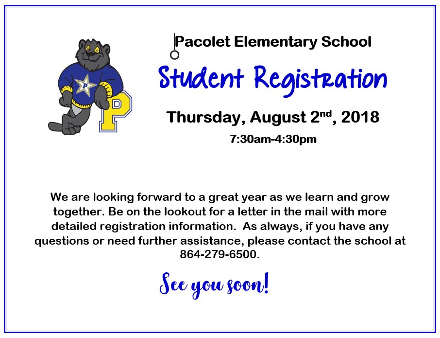 Pacolet Elementary (pacoletelem) Twitter