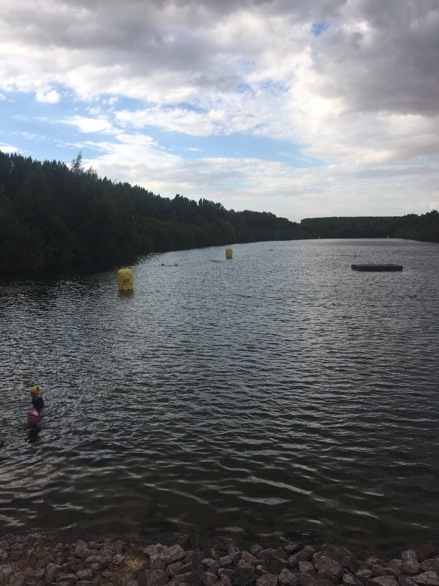 First foray into open water swimming tonight with Mr R <a href="/activitiesaway/">Steve Poulton</a> absolutely loved it 😊🏊‍♀️🏊😊#greatexperience