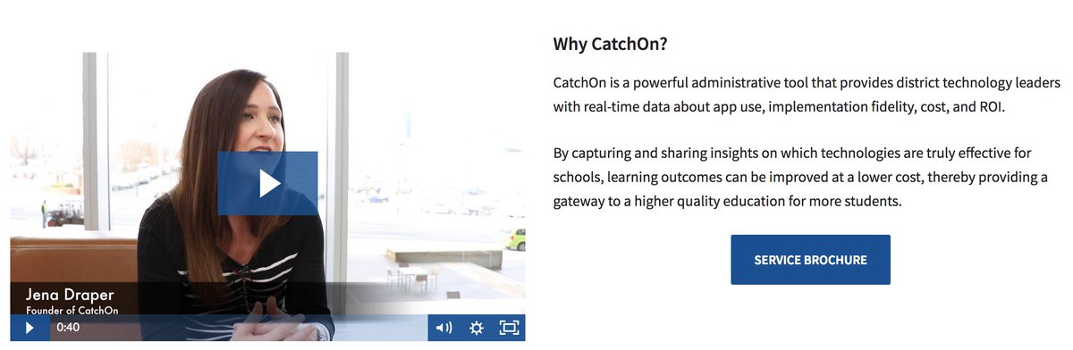 ENAconnects's tweet photo. CatchOn is a powerful administrative tool that provides district technology leaders with real-time data about app use, implementation fidelity, cost, and ROI. Learn more or schedule a demo today! https://t.co/0zgpE1HgGj https://t.co/BGwNLOWIVb
