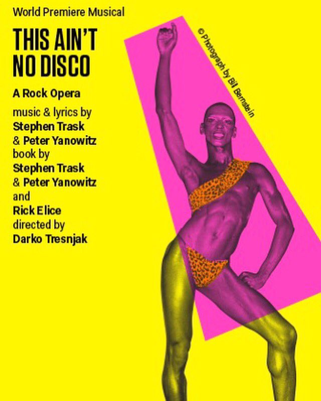 happy opening to "This Ain't No Disco" the new musical by sugar daddies <a href="/stephentrask/">(((Stephen Trask)))</a> &amp; Peter Yanowitz <a href="/AtlanticTheater/">Atlantic Theater</a> 💥