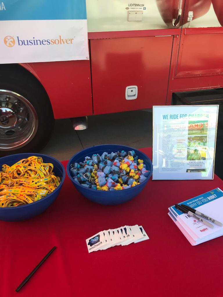 AHAIowa's tweet photo. If you’re at #RAGBRAI today in Ames or at this week's other stops, visit @AHAIowa and tell us why you ride. We’re with our local sponsors @HyVee, which is doing free blood pressure screenings, and @businessolver. #HeartSolver #LifeIsWhyIA https://t.co/yIhW5NOB6g