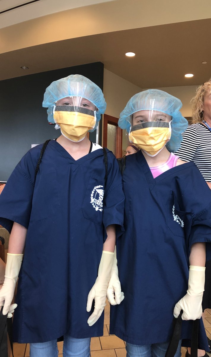 MrsAmandaLCook's tweet photo. These girls learned so much today at the @BEAGeneseeCo’s Medical Camp. Great experiences for our local students! #learningsummer https://t.co/8F1pQu0Bqw