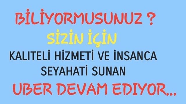 Mithat07559708's tweet photo. @ubertrsoforleri @uberhizmet @uber https://t.co/iTDfKPmqQU
