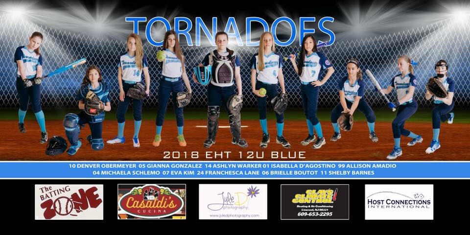 EHTSoftball's tweet photo. Good luck to the EHT Tornadoes 12U Blue as they head to Sterling, VA to compete in the USSSA NATIONALS! Best of luck to our girls! ♥️⚾️ https://t.co/lPAVcojSon