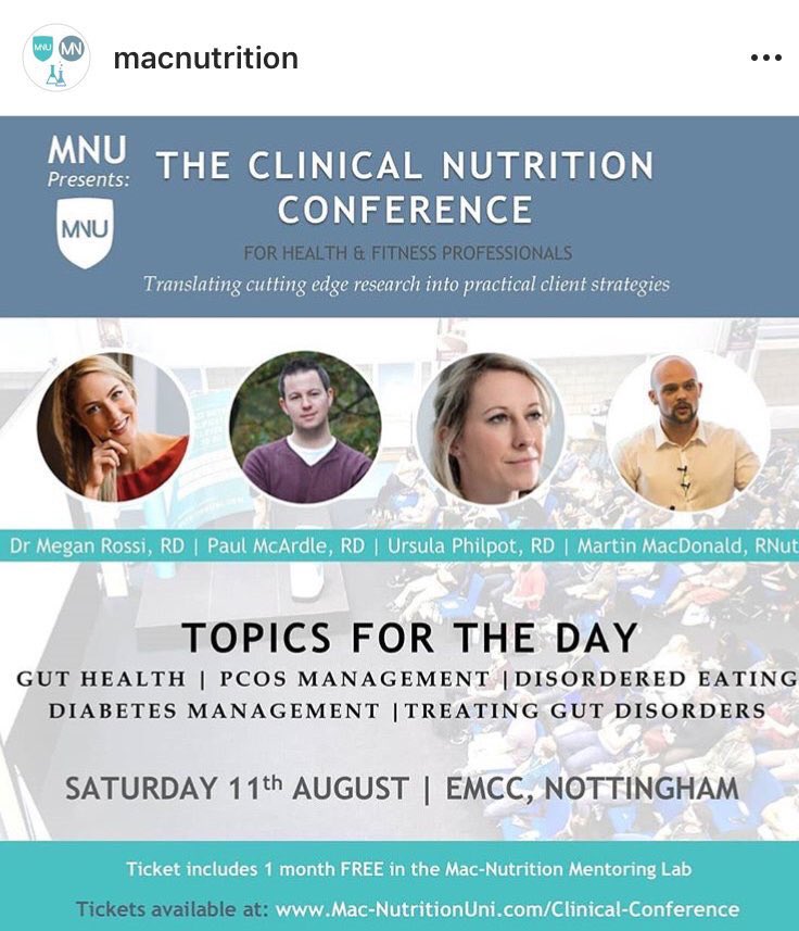 PMcArdleRD's tweet photo. Just over 2 weeks to go...I’m really looking forward to speaking at this @MacNutrition @MartinNutrition @MNUCert #diabetes #education #nutrition https://t.co/JKLLikcL2g