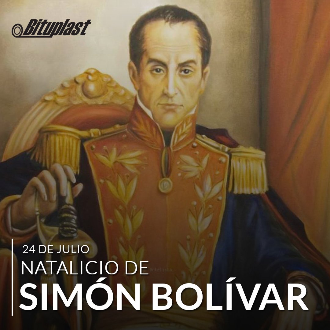 Hoy conmemoramos 235 años de nuestro libertador Simón Bolívar "El Libertador de las Américas".

#Bituplast #24DeJulio #NatalicioDeSimonBolivar #Construccion #Venezuela
