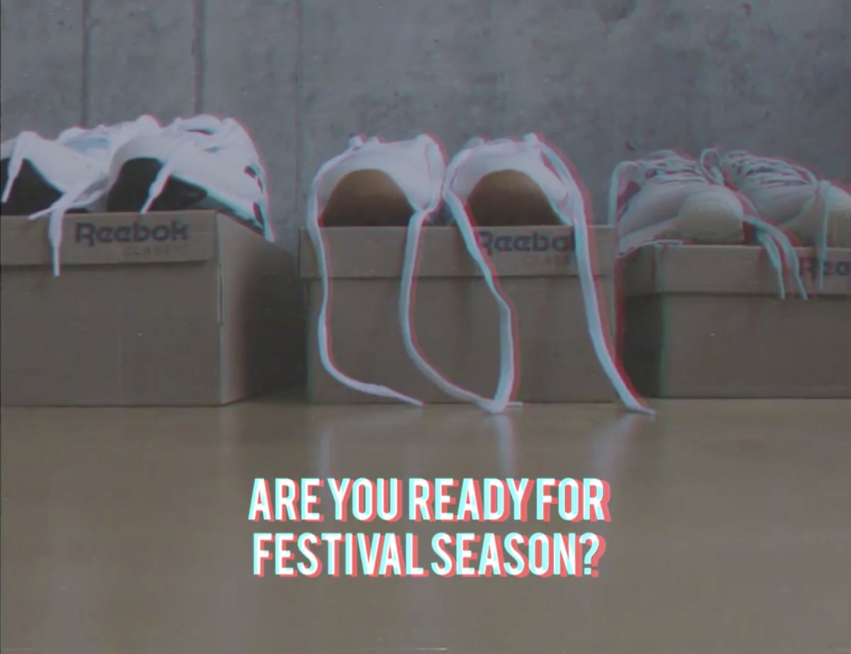 SidewalkHustle's tweet photo. See how we get ready for festival season with the latest gear from Reebok Classics Canada! #AlwaysClassics https://t.co/3pwhR4GYqn https://t.co/cQ6Vr9E5a6