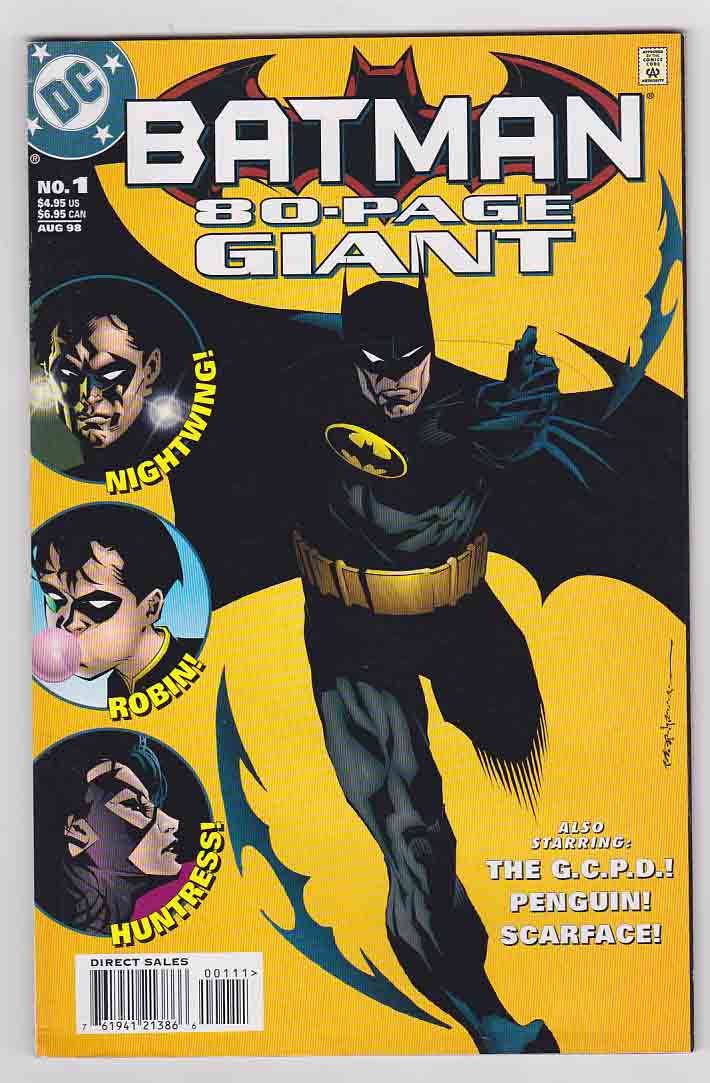 MakeMyComicRare's tweet photo. #Batman 80-Page Giant #1 (1998) #BrianStelfreeze Cover & #RodolfoDamaggio #ChuckDixon "Maintaining Appearances" by #RonMarz & Rodolfo Damaggio Penguin in "Possessions" by Rick Burchett #SalBuscema , The Heros of Gotham City in "Desires" by #DevinGrayson https://t.co/EW4u3MFjzJ https://t.co/tQx0Xq36IO