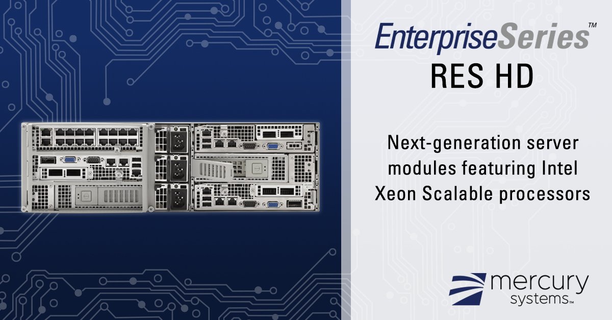 MRCY_TMS's tweet photo. Introducing the next generation of RES #HD server modules: composable, high density, and maximizing performance for #C4ISR applications. https://t.co/IDo4MY0Nhd https://t.co/JsMwSECj2U