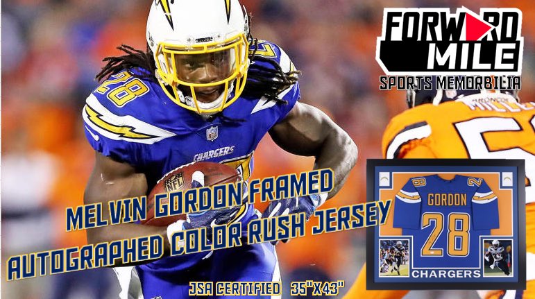 melvin gordon color rush jersey