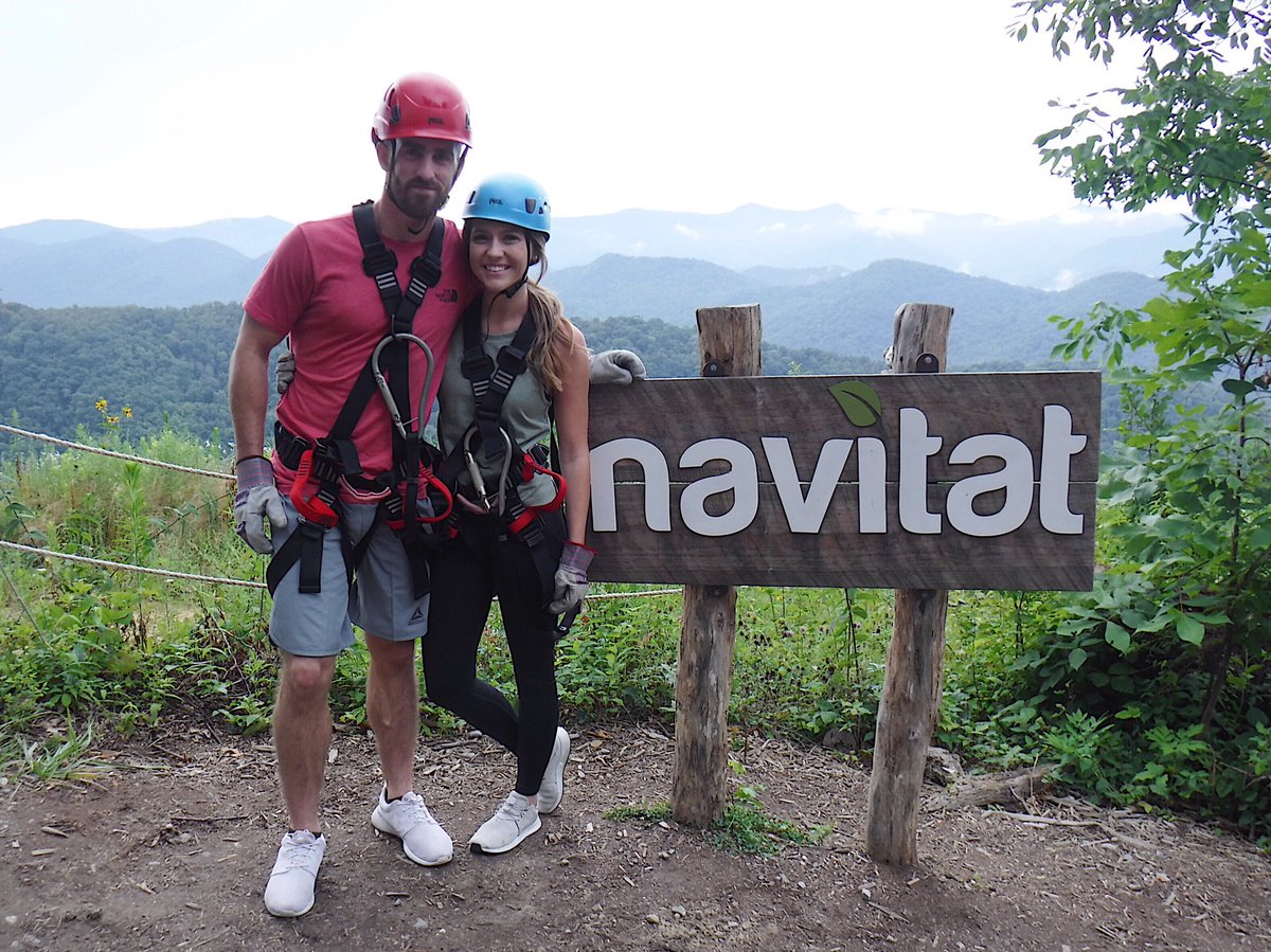 fauvertwin2's tweet photo. Zipping through this vacation with my best friend has been nothing short of incredible. @JordanRookk couldn’t ask for a better Vacay Partner. #AppalachianMountains #Navitat https://t.co/PO9uGG31AI