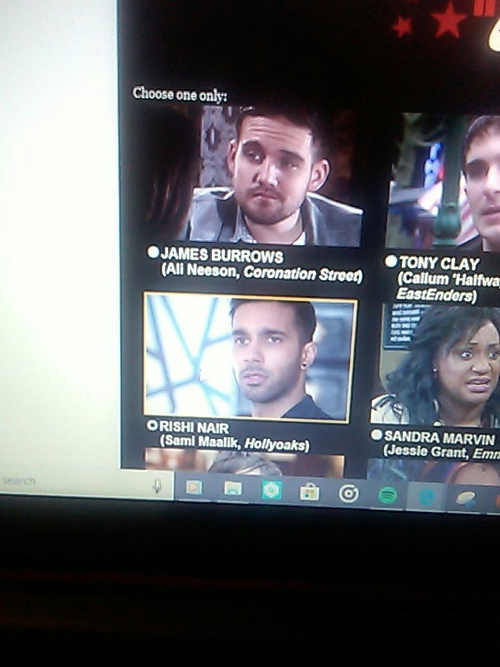 FabrayEllen's tweet photo. I vote for Best Newcomer Rishi Nair #hollyoaks #InsideSoapAwards https://t.co/olHjdVVCvV