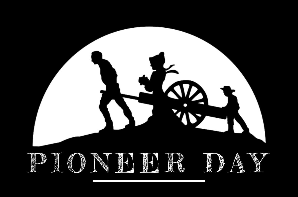 J2WMtrClothing's tweet photo. It's Pioneer Day!  The occasion marks the day that Brigham Young entered the Salt Lake Valley in 1847, leading the vanguard of Mormon pioneers. These religious refugees, had finally located a new home in the bosom of the mountains. #pioneerday https://t.co/ba84OtEbtC