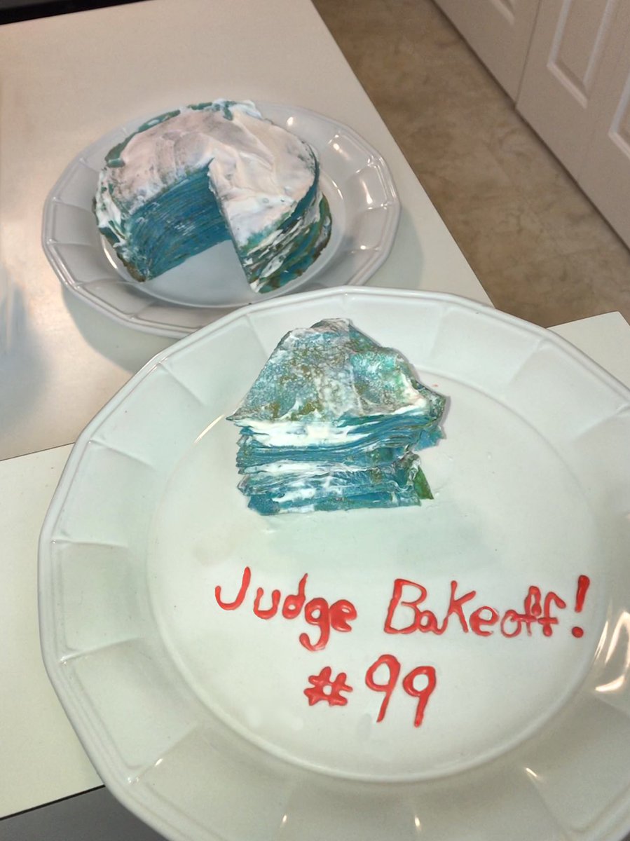 riteousmeddler's tweet photo. @Yankees @TheJudge44 Made a 26 layer pinstriped Mille cake for 26 Homers on the season (count βem, I dare you!) #JudgeBakeoff @oma_goodness https://t.co/wRks6uRMT5
