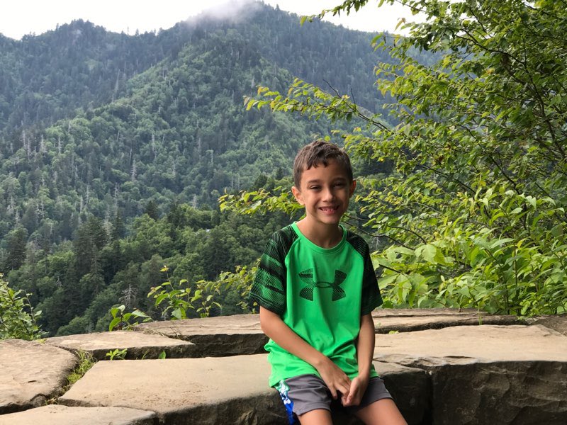 Stone Mountain, GA

Great Smoky Mountains Tennessee/ N.Carolina State Line El. 5043 ft. 
#summerroadtrip2018 #kidsdeserveit
#mykiddo