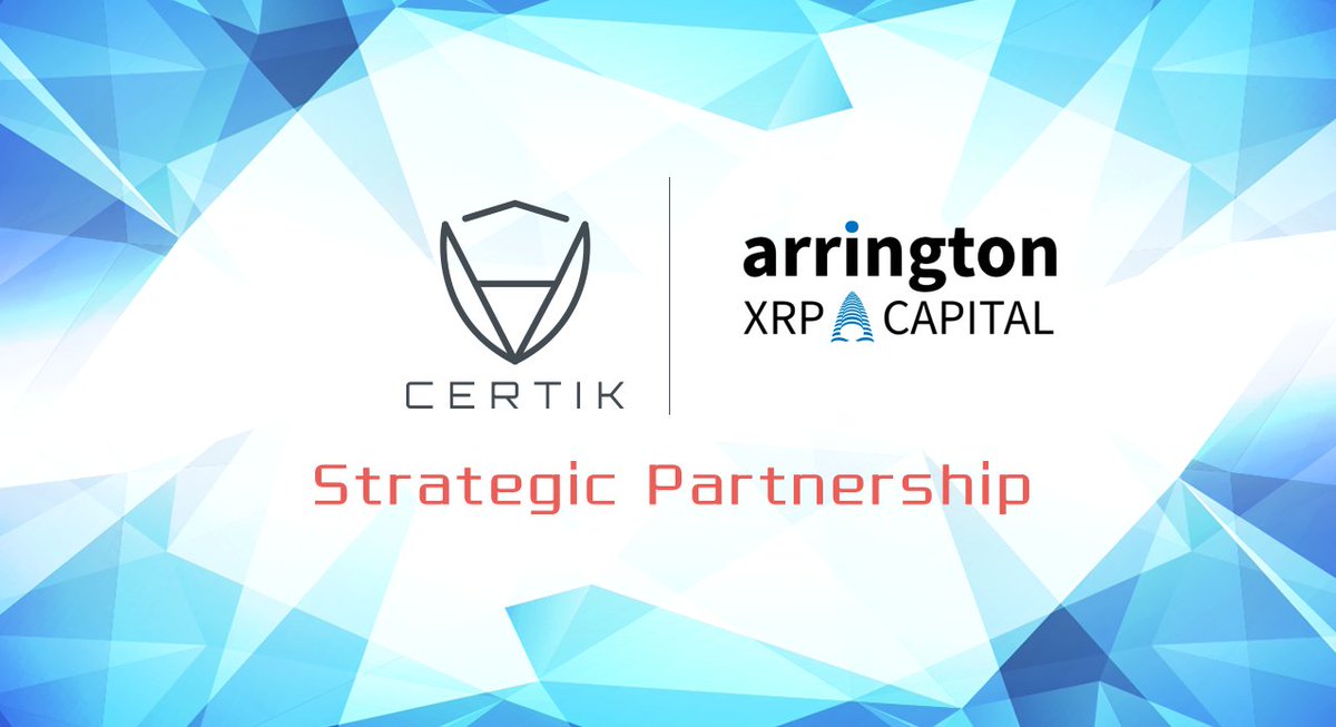 CertiK's tweet photo. Many thanks to Arrington XRP Capital @arringtonxrpcap for supporting CertiK! It's great to have advisors like Mr. Michael Arrington @arrington guiding CertiK sail to success! @certikorg #CertiK https://t.co/f4vvmpfs6v