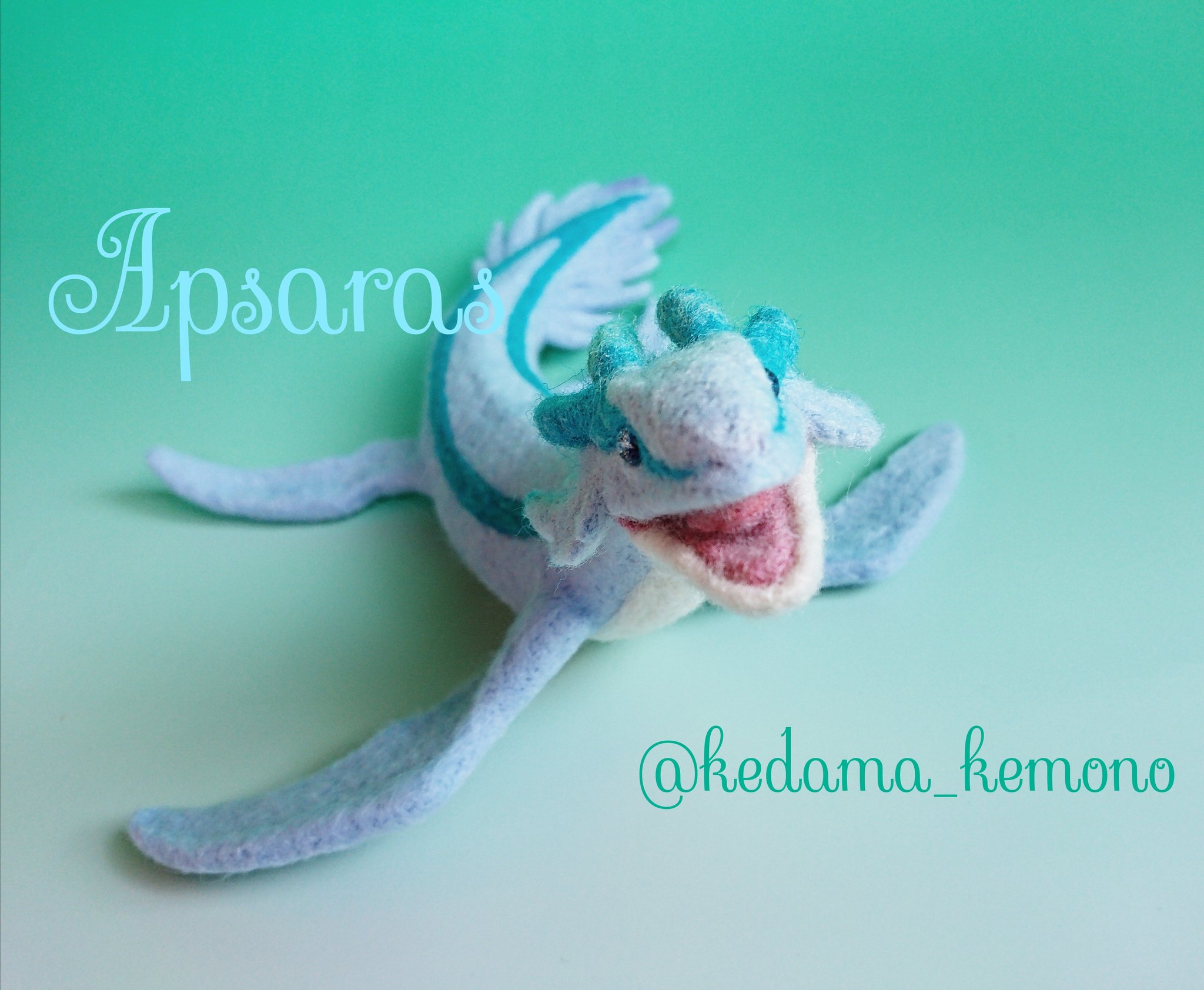 Uri 只今二次垢に生息中 3 ヽ Twitterissa アオミノウミウシベースのドラゴン 幼体 名前はインド神話に出てくる水 海の精の名を拝借しました 一年越しのニューフェイス そのうち成体も作りたいです W 羊毛フェルト オリジナル T Co Jkechbdtx4 Uri 只今二次垢に生息中 3 ヽ Twitterissa アオミノウミウシベースのドラゴン 幼体 名前はインド神話に出てくる水 海の精の名を拝借しました 一年越しのニューフェイス そのうち成体も作りたいです W 羊毛フェルト オリジナル T Co Jkechbdtx4