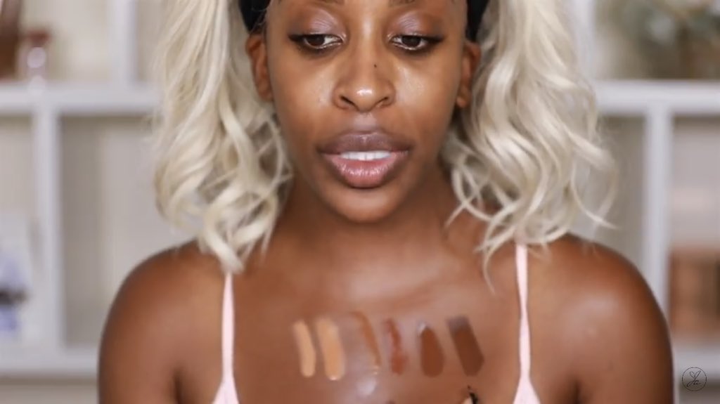 The deepest shades of the Beauty Blender Foundation...Issa no.