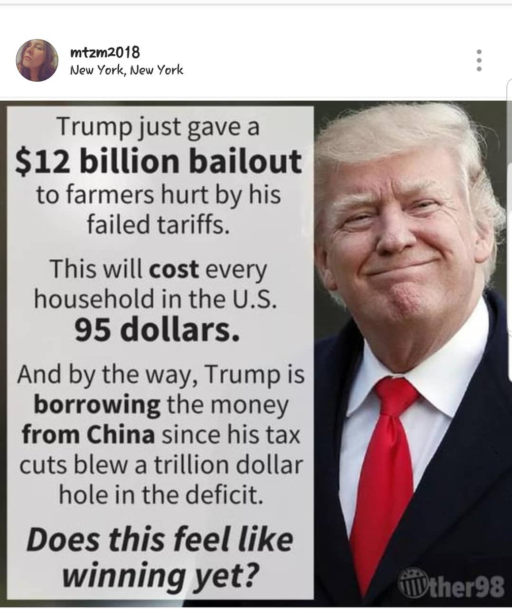 Medusaforever's tweet image. Borrowing money to bandaid a problem you caused that other people have to pay. Well, that's just the @realDonaldTrump =🤡 way. 

#Reaponsibility #Accountability #CommonSense #GoodFaith 

All foreign concepts to old number 45.