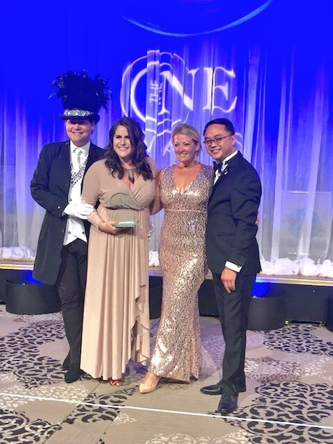 CORTEvents's tweet photo. Congrats to @CORTPartyRental for winning Best #Wedding ($50k-100k) at the @NACENational One #Awards!!! And, of course, it wouldn’t be complete without @RealSteveKemble presenting the honor! 

#NACEEXP18 #catering #eventprofs #events #furniturerentals #eventplanners #weddingdesign https://t.co/HHa56E9D2S