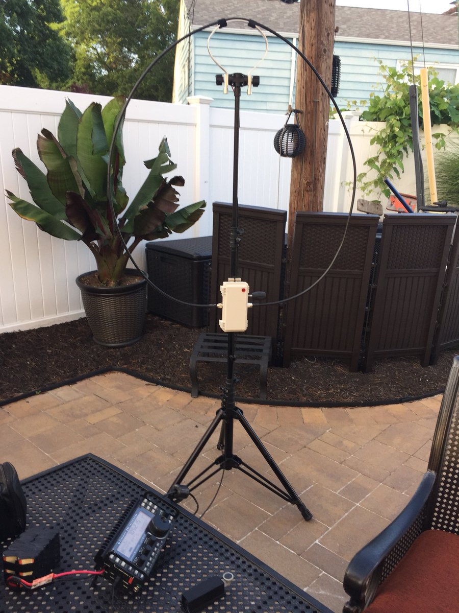 N2PPI's tweet image. Playing around on 40m CW de Mike N2PPI  #qrp #hamradio #magloop #kx3