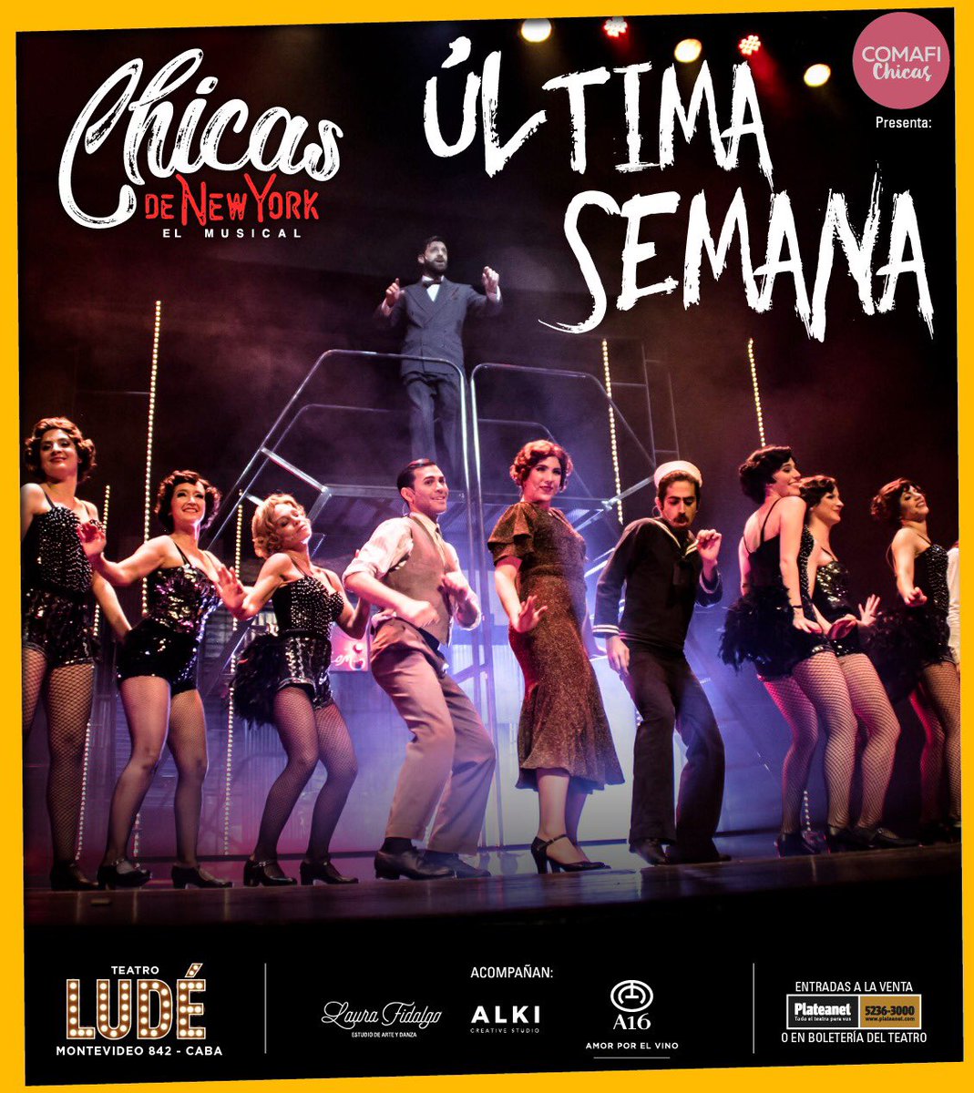 Ultimas 3 semanas @chicasdenewyork <a href="/LudeTeatro/">Teatro LUDÉ</a> Montevideo 842 #TeatrosCDMX #arte #Espectaculos