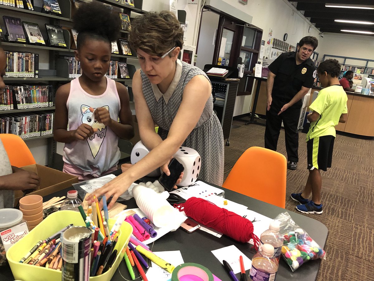 digisalad's tweet photo. @carnegielibrary Sheraden branch transformed into game studio day 1 #CLPteens Thanks @PIGDA and #CLPLabs for the support https://t.co/TQN2ZSVuOz