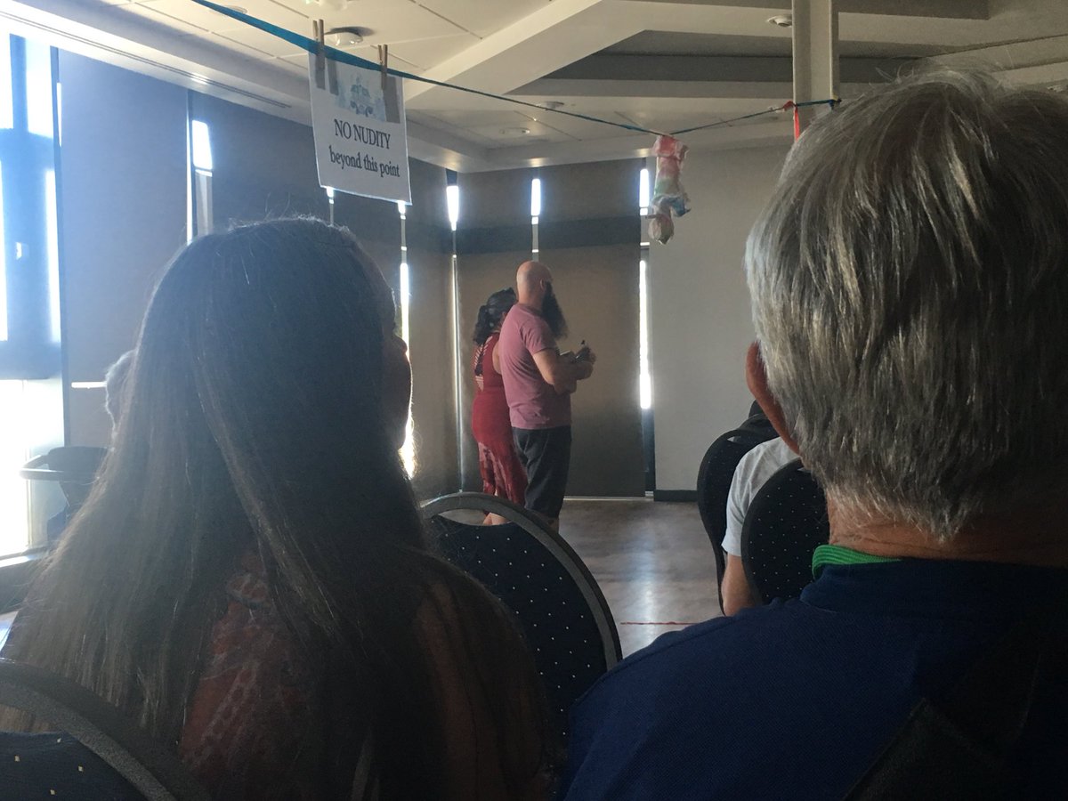 Wonderful to witness artistic and performative expressions of autoethnographic work at #reimaginingexperience Buzzing after 2 rich &amp; stimulating days. Thanks everyone for your encouragement and inspiration
