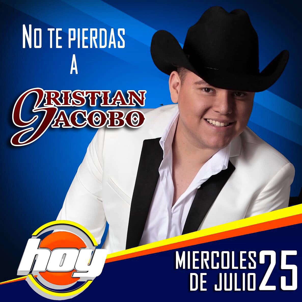 _cristianjacobo's tweet photo. Me complace mucho avisarles que mañana cantaré en HOY no se lo pierdan familia!!! #YaTieneNovioMiEx #coparmusic 🙏🏻🔥🙌🏼🤷🏼♂️ https://t.co/XNDdHXHHl6