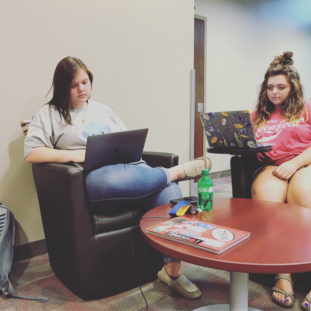 Our Summer Start Students love taking advantage of the DSU Study Lounge. #wkusummerstart