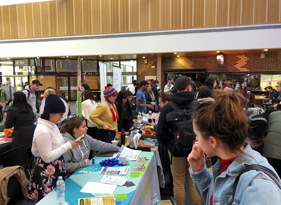 DeakinWellbeing's tweet photo. Warrnambool! Today's your #MindMatters day from 11:30am – 1:30pm in the Cafeteria. Let's find out how to get a handle on stress and anxiety together - and maybe with the help of a fluffy pooch or two. Here are some snaps from yesterday's Burwood Campus event. https://t.co/oP4ISEaF6e