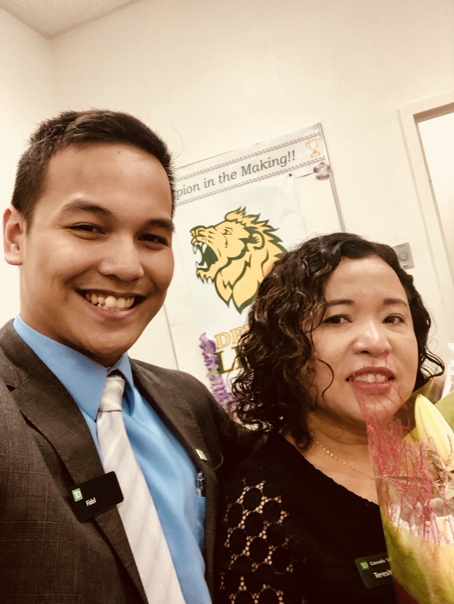 fidelcastillo08's tweet photo. Thank you for all that you do Teresita! Congratulations on your 28th TD anniversary. #DeltaLions @chahal78 @GurjivChahil_TD @MauroManzi_TD https://t.co/ZLmcYkqGY2