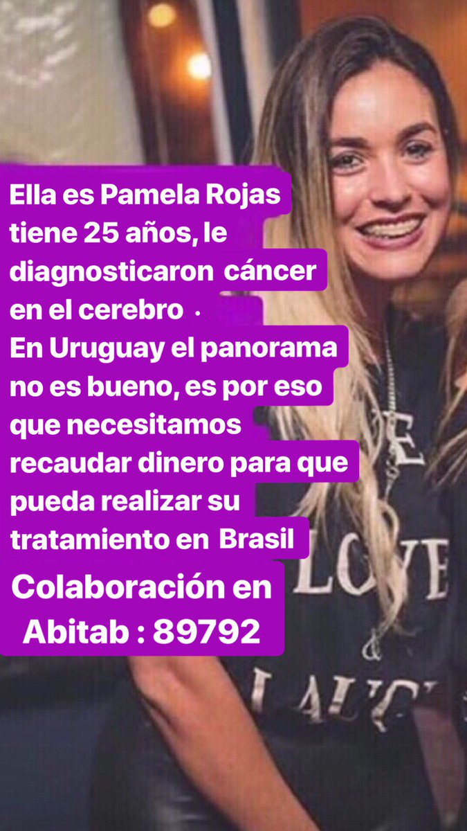 La novia del técnico de Juventud de Las Piedras Universitario padece de un cáncer en el cerebro y necesita urgente nuestra colaboración. Acá los detalles 👇