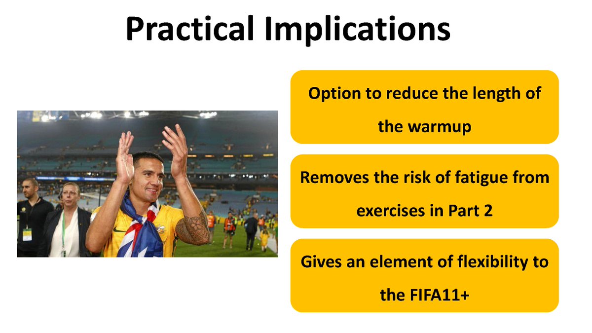 ⚽️👨‍⚕️ Humbled and excited to have our <a href="/ECSSCongress/">ECSS Seville 2020</a> 11+ injury prevention research receive the much coveted "Wow Factor" classification from <a href="/WillTheKiwi/">WillTheForestFan</a> (sportsci.org). 

Optimize the delivery of the 11+ &amp; players will do it + reduce severe injury! 💪👍