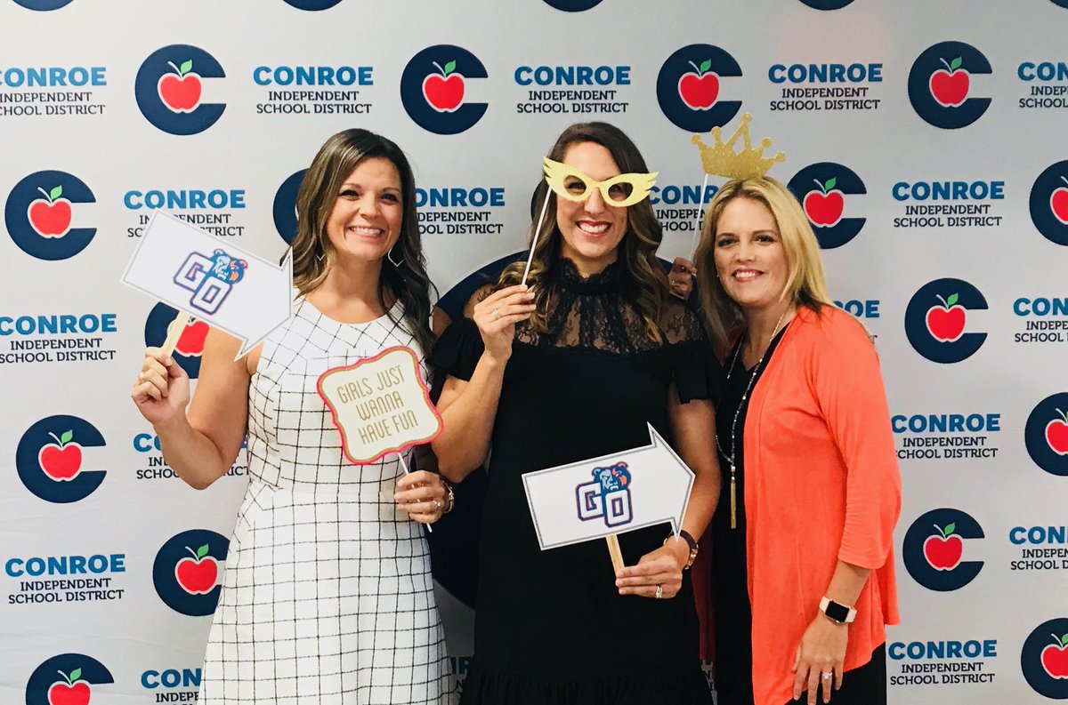 linardoin's tweet photo. Brand new @ClarkCISD having a little fun at the CISD Leadership Conference @lizkoehler07 @leslie_zientek https://t.co/1XtGveftsp