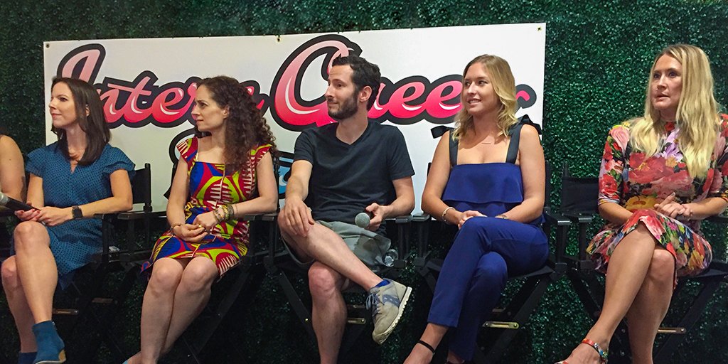 GoDaddy's tweet photo. What a fantastic panel at the #InternQueenParty, including our very own @ShannonTruax! From past experiences to business advice, they cover it all. https://t.co/x3m7pTEcVv