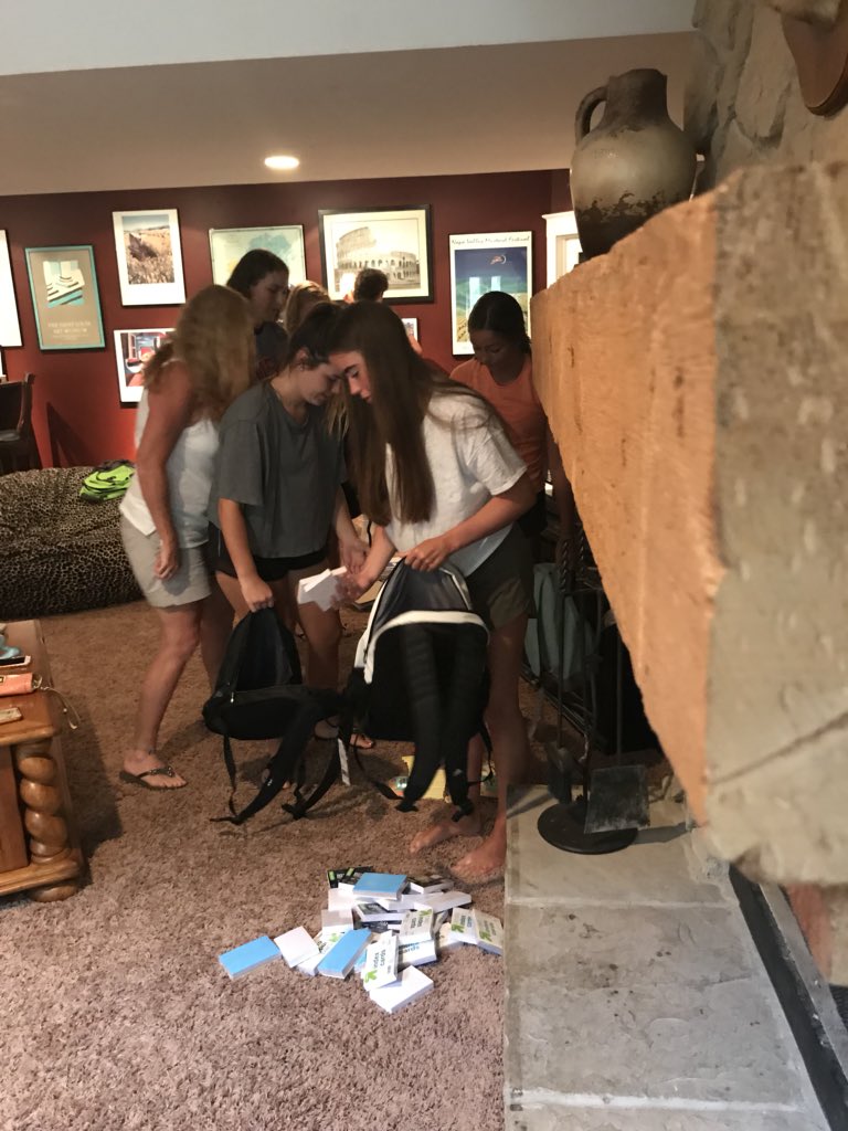 It’s summer &amp; class of 2020 kids are filling backpacks for incoming Lafayette VICC freshmen!  Thank you!  #bridgethegap <a href="/LHSLancerPrin/">LHS Principal</a> <a href="/tonymess/">Tony Messenger</a> <a href="/RSD_Diversity/">RSD Diversity&Equity</a> @ChristinaKSDK <a href="/alexiszotos/">Alexis Zotos</a> @LHS20Principal