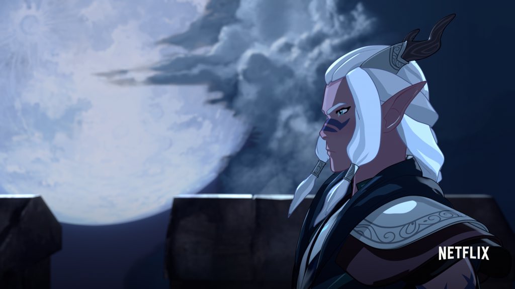 The Dragon Prince Moonshadow Elf Runaan Thedragonprince
