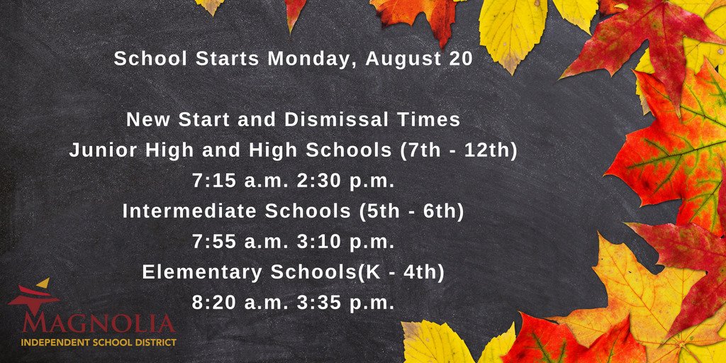 Magnolia ISD tweet media