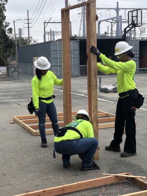 LAXSolutions's tweet image. Women In Non-Traditional Employment Roles' Long Beach cohort hard at work at their July 18 training. W.I.N.T.E.R. offers 10-week long pre-apprenticeship training for unions and other non-traditional careers. 

Interested participants may sign up here:  winterwomen.org