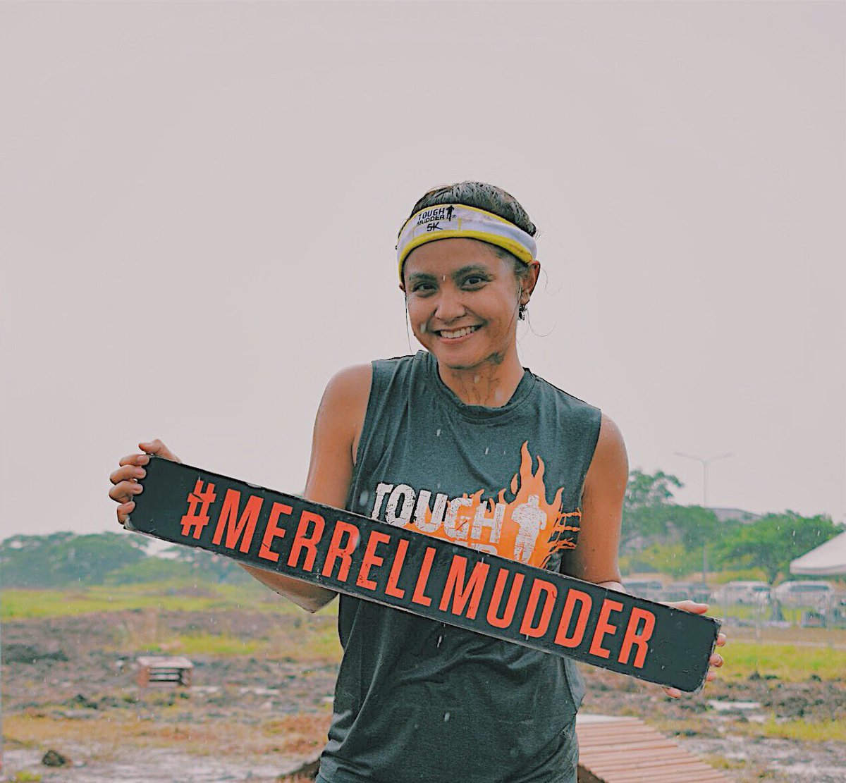 elleramirezz's tweet photo. This experience was definitely not a race, but a CHALLENGE! πͺπΌπ₯ Teamwork with these muddy awesome peeps. Tougher than ever after finishing the 8k obstacle course. Thank you @toughmudderphilippines @merrell_ph #toughmudderphilippines #toughmudder #merrellmudder https://t.co/dtqRFNt49D