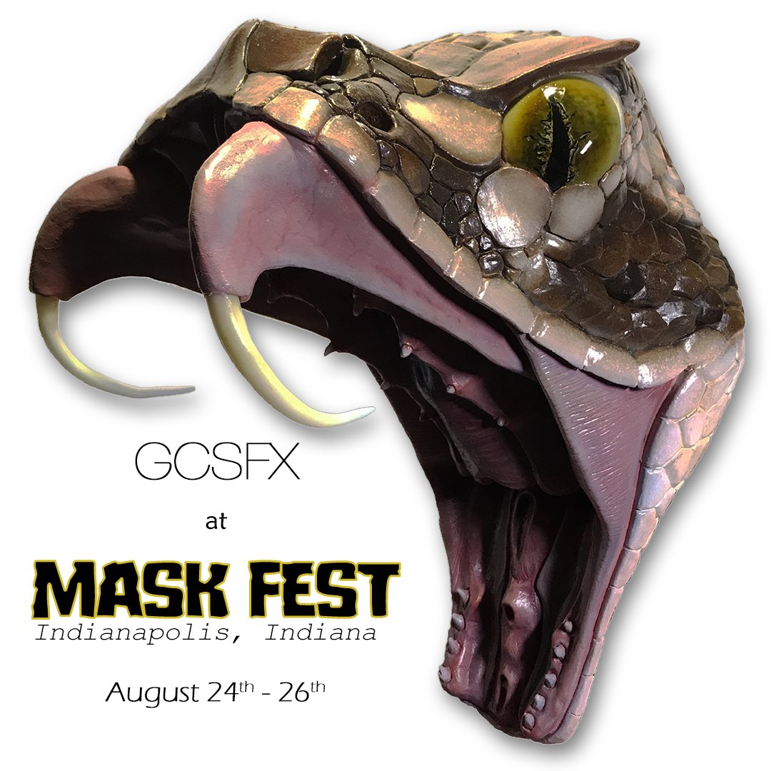 ANNOUNCEMENT!!I will be attending <a href="/maskfest/">erkanyncr</a> next month. Come see me and buy some masks!! It’s in INDIANAPOLIS AUG 24-26 #faceoff13 #syfyfaceoff #syfyfaceoff #sfxmakeup #faceoff13 #sfx #sfxmakeup #fxmakeup #faceoffallstars #mask #maskfest