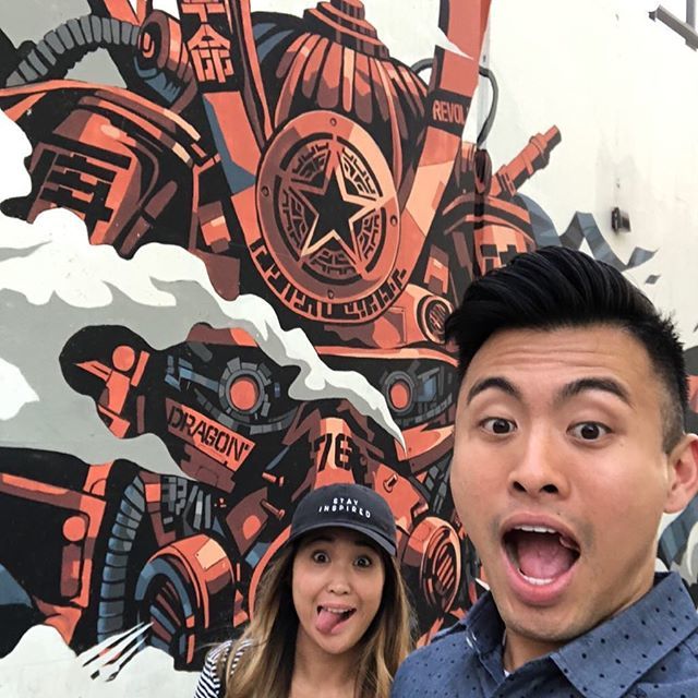 Loving the wall art out in Long Beach #instagram