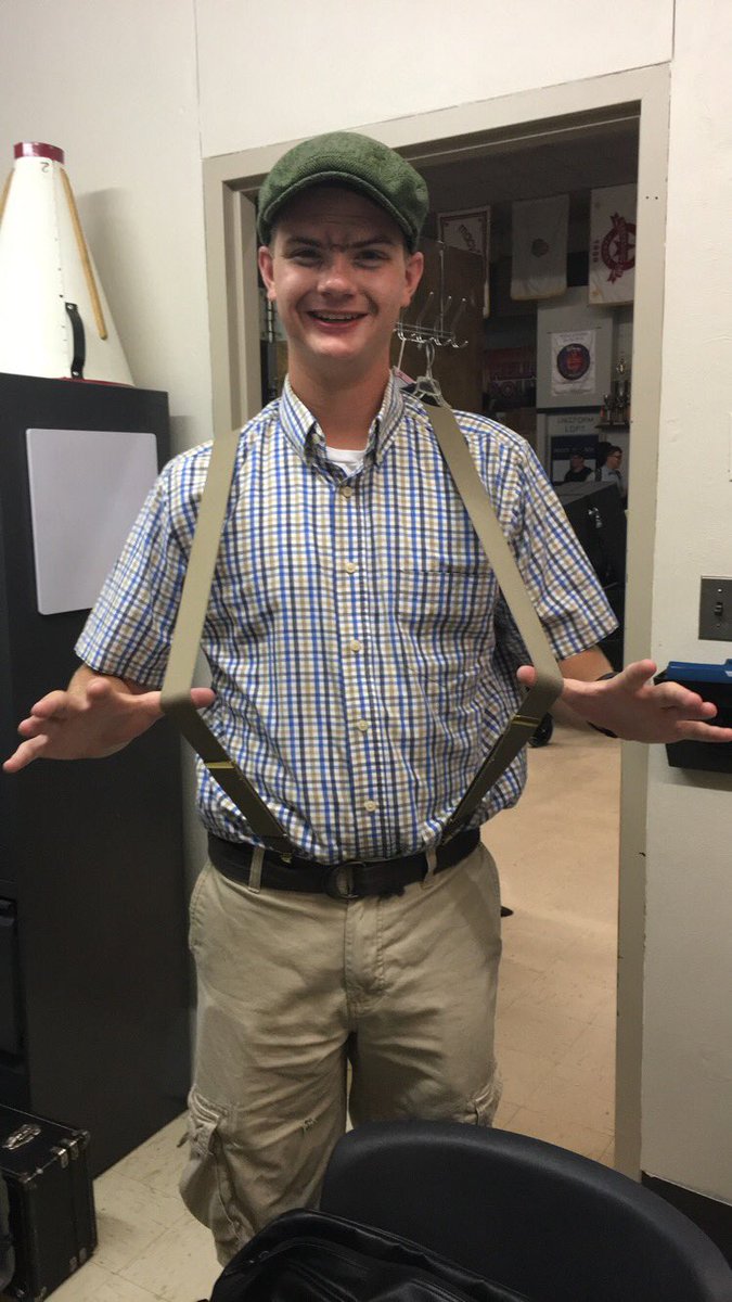 For today’s dress up day, our seniors showed up as their future senior citizen selves. 
#BandCamp #OTownOldies